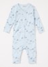 Romper met bloemenprint - Lichtblauw