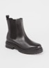 Adalard chelsea boot van leer - Zwart