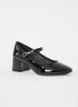 Dalmatie pump van lakleer - Zwart