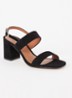 Vico sandalette van geitensuède  - Zwart