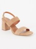 Vico sandalette van geitensuède - Camel