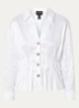 Blouse met plooidetail - Wit