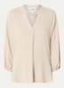 Tuniek met V-hals - Creme