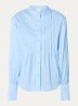 Bellamy blouse met structuur - Lichtblauw