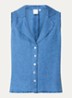 Bliss gilet van linnen - Donkerblauw