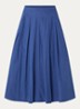 Blume midi A-lijn rok  - Indigo