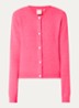 Braxton grofgebreid vest in wolblend - Roze
