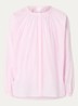 Brooklynn blouse met stolpplooi en ballonmouw - Lichtroze