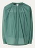 Brooklynn blouse met stolpplooi en ballonmouw - Zeegroen