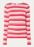 Longsleeve met streepprint - Rood