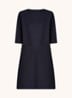 Polly mini jurk van jersey met opgestikte zakken - Donkerblauw
