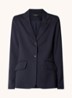 Puck blazer van jersey met klepzakken - Donkerblauw