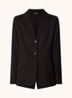 Puck blazer van jersey met klepzakken - Zwart