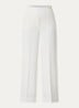 Essa high waist straight fit pantalon met siernaad - Gebroken wit