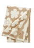 K Hanadot plaid met bloemenprint 130 x 170 cm - Beige