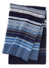 K Jakado plaid 130 x 170 cm - Donkerblauw