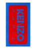 K Label strandlaken - 500gr/m2 - 90 x 160 cm  - Rood