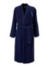 K Vtiger badjas van  katoen met logoprint - Royalblauw