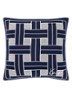 K Weave Sierkussen 45 x 45 cm - Donkerblauw