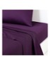 KZ Iconic laken van katoensatijn 300TC - Aubergine