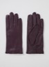 Chelsea Touch handschoenen van leer - Aubergine