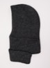 Betsy sjaal met capuchon in merino wolblend - Antraciet