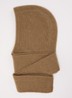 Betsy sjaal met capuchon in merino wolblend - Camel