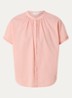 Lotus blouse met plooidetail - Zalmroze