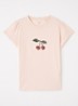 Famo T-shirt met pailletten - Lichtroze