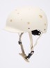 Fietshelm met print - Beige