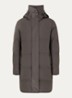 Cassini gewatteerde parka met capuchon - Bruin