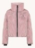 Nebula puffer jack met ritszakken - Oudroze