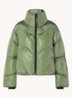 Nebula puffer jack met ritszakken - Groen