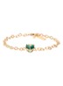 Christal Heart armband met kristal - Groen