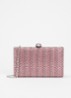 Crystal Kensington clutch met strass - Roze