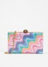 Crystal Kensington clutch met strass - Lila