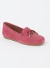 Eagle mocassin met leren details en strass - Roze