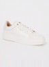 Kensington Cupsole sneaker van leer - Gebroken wit