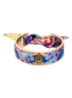 Printed Scarf bangle  - Goud