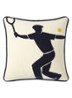 L Player sierkussenhoes 45 x 45 cm - Creme
