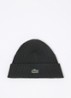 Muts van wol met logoborduring  - Bronsgroen