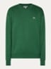 Sweater met logo en ronde hals - Groen
