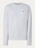 Sweater met logo en ronde hals - Grijsmele