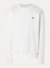 Sweater met logo en ronde hals - Wit