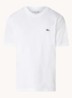 T-shirt met logoborduring - Wit