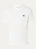 T-shirt met logoborduring  - Blauw