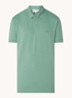 Tone-On-Tone regular fit polo van piqué katoen - Olijfgroen