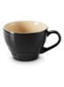 Cappuccino mok 40 cl - Ebbenzwart / zwart