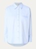 Itri blouse met borstzak - Lichtblauw