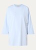 Nada oversized T-shirt met logoborduring - Lichtblauw